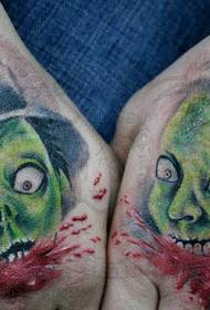 Татуювання зомбі жахів