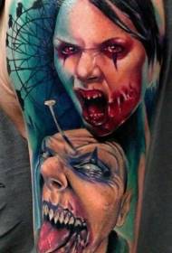 Disinn ikkulurit tat-tatwaġġ tal-orrur Zombie