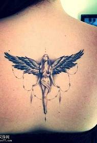 vzorec tatoo nazaj angel