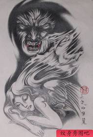 Wzór tatuażu Angel Demon