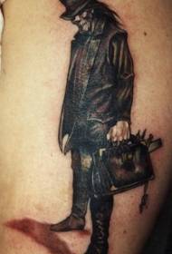 Patrón de tatuaje de Voodoo Devil Gentleman
