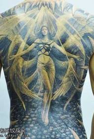 Kuʻi Kīkika Atmospheric Seraphic Tattoo Pattern