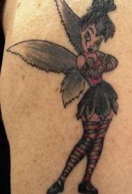 Modello di tatuaggio elfo del vento gotico