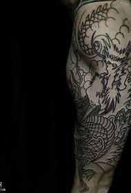 ბარძაყის Stinged unicorn tattoo ნიმუში