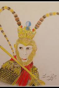 manuscript tattoo - Sun Wukong
