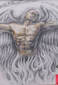 Wzór tatuażu anioła: Wzór tatuażu anioła stróża