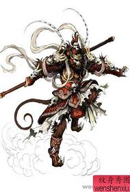 Yin gwagwarmayar Buddha Sun Wukong tsarin hoto