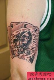 mikono yakufa ikusewera makatoni a tattoo