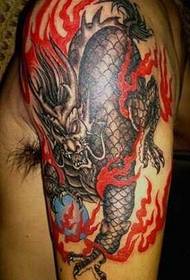 Ingalo yomlilo ye-tattoo unicorn tattoo