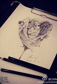 Show de tatuajes recomienda un trabajo de tatuaje de alas de ángel