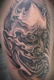 Qaabka madow ee loo yaqaan 'Japanese Japanese tattoo tattoo'