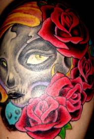 Awọ Soke Zombie Tattoo