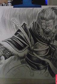 usa ka Sun Wukong tattoo ang nagtrabaho Gibahin sa labing kaayo nga tattoo