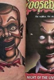 Ghost Tattoo Patrone van verskillende geverfde tatoeëringe van spooktatoeëringe