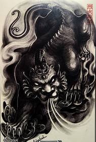 un modello di tatuaggio di truppe coraggiose