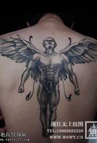 Helt bak Angel Tattoo Pattern
