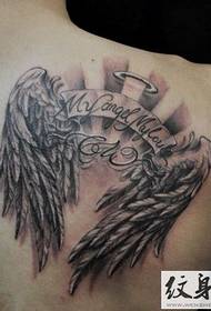 Patrones de tatuaje de alas