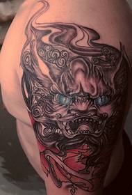 Tatuaje de Tang Lion King Power en la mitología oriental