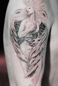 model de tatuaj de heruvimi de braț