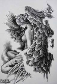 anděl tetování vzor