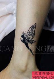 atsikana miyendo wokongola pop elf tattoo dongosolo