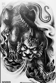com padrão de tatuagem Kirin