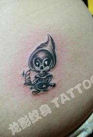 schoonheid taille super schattig dood tattoo patroon