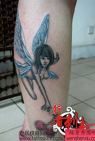 nzuri-nzuri mabawa elf mbawa tattoo mfano