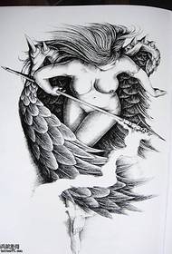 ຮູບແບບ tattoo ສາວ nude angel ໂດຍຮູບແຕ້ມ tattoo ສະແດງແຜນທີ່ tattoo ນັກຮົບເກົ່າ