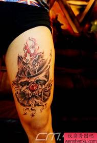 ຂາຮູບແບບ tattoo clown