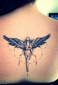 nazaj Lep in lep majhen vzorec tatoo za angele