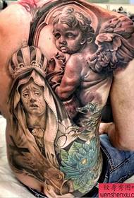 preporučite cijela leđa europskim i američkim bogovima tetovaža djeluje