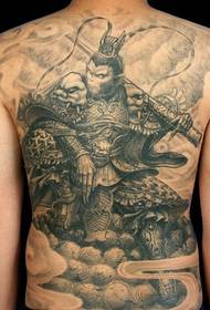 pohledný hezký Qitian Dasheng Sun Wukong tetování obrázek
