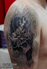 mkono wokongola mikhalidwe ya unicorn tattoo