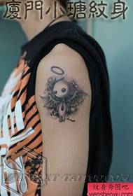 férfi kar népszerű esztétikai absztrakt angyal tetoválás minta