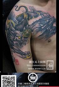 domineering cool shawl tattoo pattern