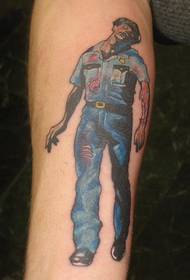 Tatuaje da policía zombi