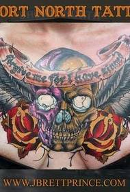 cófra banphrionsa tosaigh ban patrún tattoo fionnuar fionnuar
