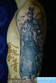 Big Arm Super Erlang Jainkoaren tatuaje eder baten argazkia