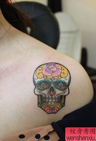 meitenes plecu mode populārs tetovējums tetovējums modelis