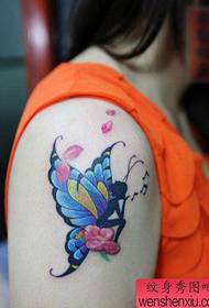 красиві рука красивий колір татуювання метелик ельф візерунок