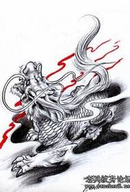 Tattoo Pattern: Classic Tattoo Unicorn Tattoo Pattern for Male Tattoo Patterns Fine