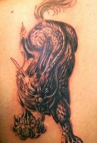wamwamuna monga wophatikiza Zojambula za tattoo za Unicorn