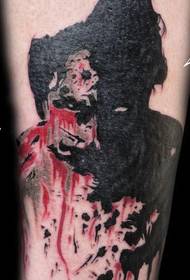 პიროვნება Art Zombie Tattoo Model
