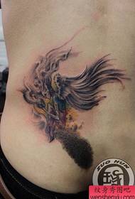 vita maschile bella ali di angelo modello di tatuaggio