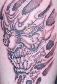 Bloodthirsty Devil Skin Tear Tattoo Pattern