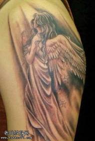 Patrwm Tatŵ Angel Angel Braich Bach