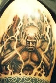 Шаблон татуювання відчайдушного демона