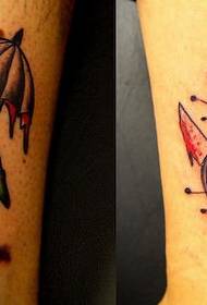 ფერი Zombie Penguin Tattoo ნიმუში