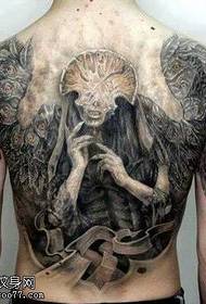 voller Rücken nicht das gleiche Engel Tattoo Muster